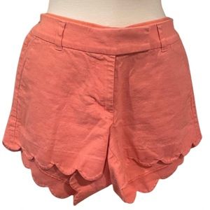 J crew scalloped shorts